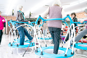 自慢の広々としたスペース。色々な運動ができます！